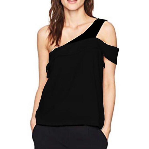 Ramy Brook Luca Blouse Black Size Medium NEW NWT - Picture 1 of 6